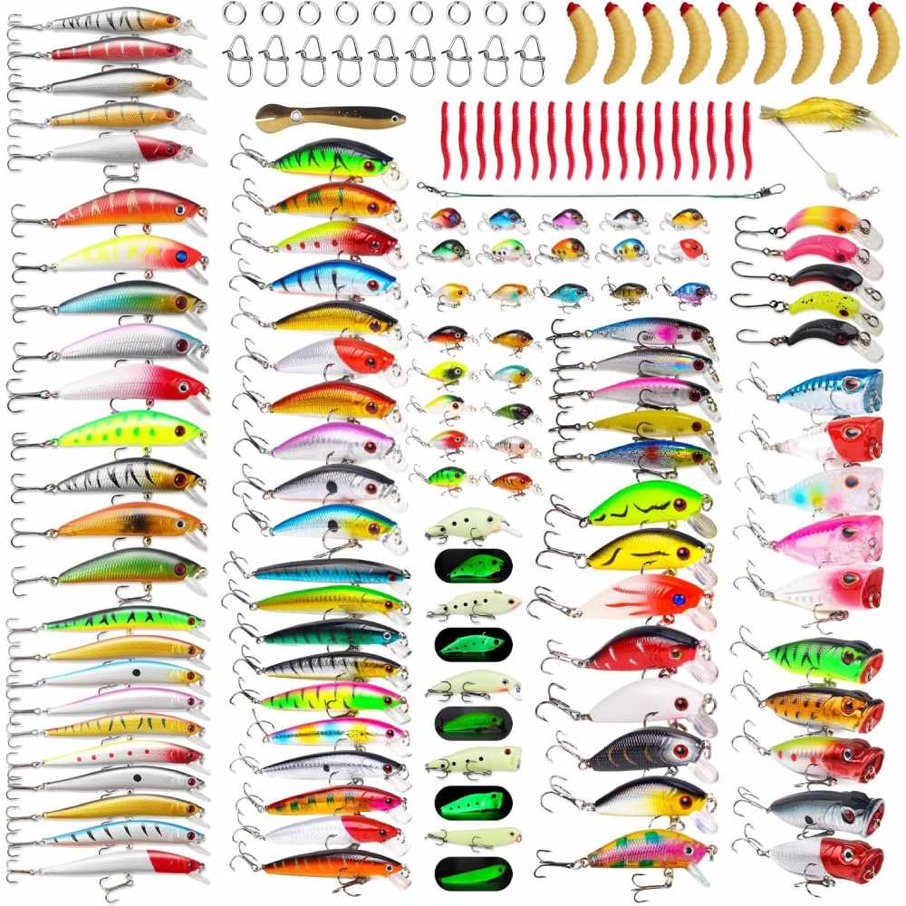 Artificial Baits Kit, 150 Pieces: image 1